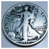1917 Walking Liberty Half Dollar
