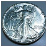 1942-S Walking Liberty Half Dollar Uncirculated
