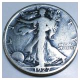 1927-S Walking Liberty Half Dollar Rare Date