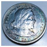 1893 Columbian Commemorative Half Dollar AU/BU