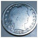 1895 Barber Quarter