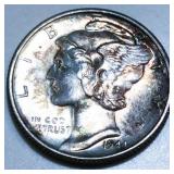 1944-S Mercury Silver Dime Gem Uncirculated