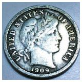1909 Barber Dime High Grade