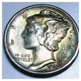 1936-D Mercury Silver Dime Uncirculated