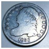1836 Capped Bust Dime High Grade