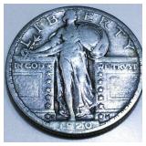 1920-S Standing Liberty Quarter Rare Date