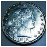 1915-D Barber Half Dollar Uncirculated