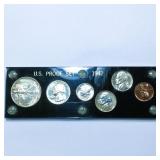 1942 U.S. Mint Silver Proof Set 6 Coin