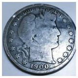 1900 Barber Half Dollar