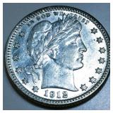 1912 Barber Quarter Uncirculated