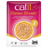 5x Catit Divine Shreds Wet Cat Food Toppers 75 g