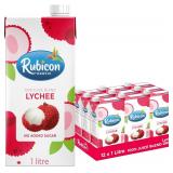 12pk Rubicon No Sugar Added Lychee Juice Drink