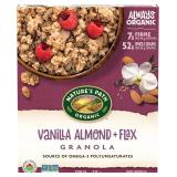 Nature Organic Vanilla Almond + Flax Granola, 325g