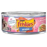 24pk Friskie Shredded Cat Food Chicken Salmon 156g