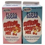 2pk Cotton Candy Sugar Raspberry & Vanilla 3.25lbs