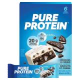 Pure Protein Bars GF Cookies and Cream 6ct