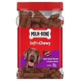 Milk-Bone Soft & Chewy Dog Treats Steak, 708g