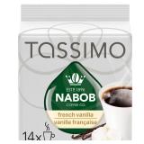 2x Nabob French Vanilla Coffee Medium 14ctT-Discs