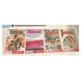 4 Pack Marvel Comics Savage Wolverine