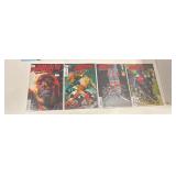 4 Pack Marvel Comics Dare Devil Black Armor