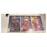 3 Pack BOOM Comics Mighty Morphin Power Rangers