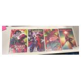 4 Pack Marvel Comics Scarlet Witch