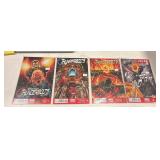 4 Pack Marvel Comics Thunderbolts