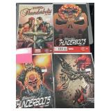 4 Pack Marvel Comics The Punisher vs Thunderbolts
