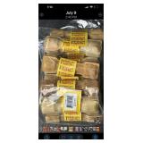 3 Pack 6 inch Compressed Rawhide Dumbbell Bone