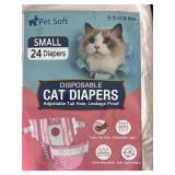 24 Piece Small Cat Diapers
