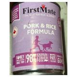$50 12 x 345 g First Mate Pork & Rice Dog Food