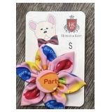 Small Pink Pinwheel Party Bow Tie