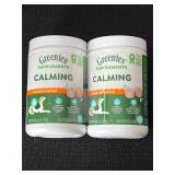 2 x 80 Tabs Greenies Calming Supplements