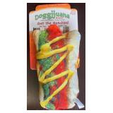 Jumbo Doggijuana Hot Dog Refillable Soft Dog Toy