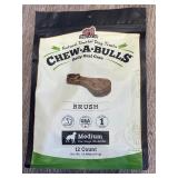 $20 12 Pack Med Chew A Bulls Brush