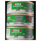 $40 12 x 5.5 Oz Cat Koha Turkey Stew