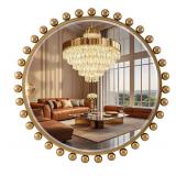 NEW $190 30 Inch Round Wall Mirror