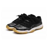 $170 Air Jordan 11 Low Black (Youth 7Y, Used)