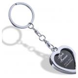 SEALED Photo Frame Heart Shaped Key Chain Gift