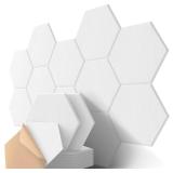 NEW $30 (12'x10'x0.4') 12pk Hexagon AcousticPanels