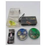 Fishing Tackle Lot w/ Boxes & Sinkers (Used)