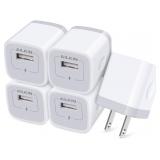 NEW 5PK USB Fast Charger Wall Blocks