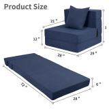 SEALED $160 (Twin) Tri Folding Sofa Mattress