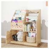 NEW $140(30.3x12.7x36.2')PunciaWoodenKidsBookshelf