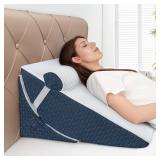 NEW $47 Bed Wedge Pillow for Sleeping