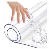 NEW $65 Dining Room Table Protector PVC Clear