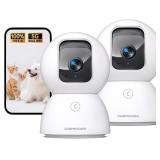 SEALED $80 2pk Indoor Security Cameras