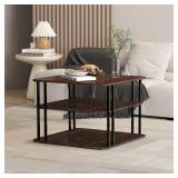 $300 GOLDFAN Square Coffee Table 3-Tier