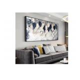 NEW $100 (20ï¿½x40ï¿½) Framed Wall Art Leaf Botanical