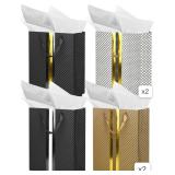 NEW (12.6'x10') 6pk Large Paper Gift Bags